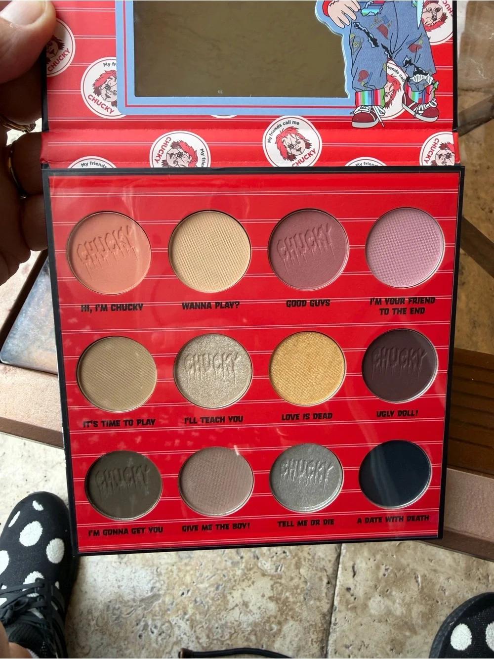 Chucky Dark Eyeshadow Palette — Bold Dark Shades